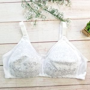 Elegant White Lace Bra